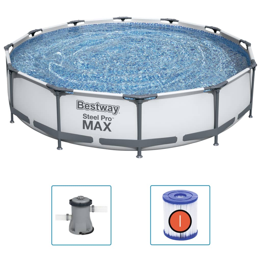 Bestway Steel Pro MAX Sundlaugarsett 366x76 cm