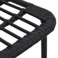 48584 vidaXL Garden Chairs 2 pcs Poly Rattan Black